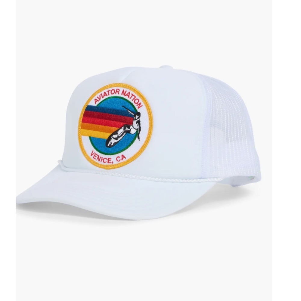 Aviator Nation New without Tags Signature Trucker Hat vacation coastal beach
